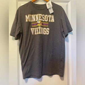 Minnesota Vikings Large Gray T-Shirt NWT